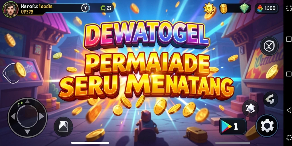 Tangkapan layar DEWATOGEL menampilkan aksi seru gameplay Arcade.