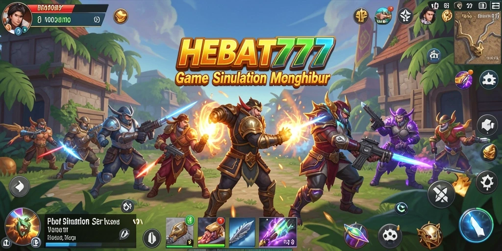 Tampilan gameplay HEBAT777 yang memukau dalam simulasi mendalam.