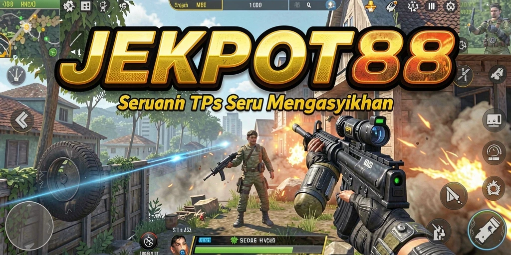 Tampilan utama gameplay TPS yang mendebarkan di JEKPOT88.