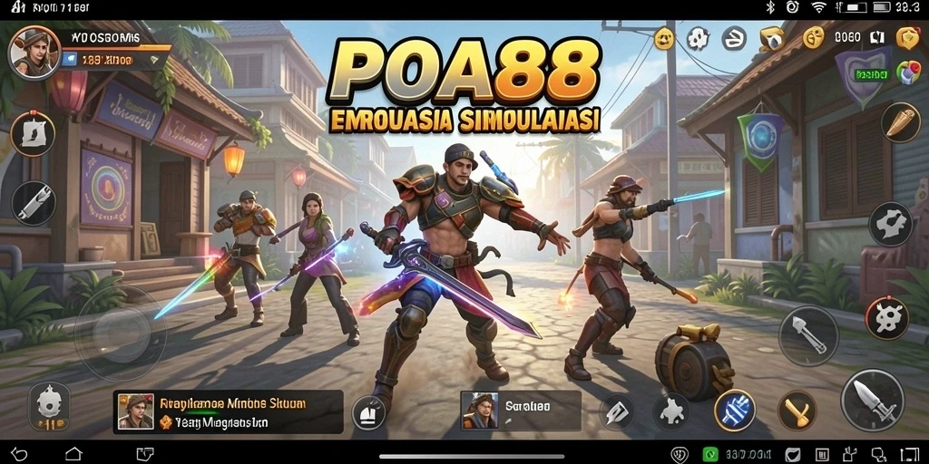 Tampilan gameplay POA88 yang menampilkan misi simulasi yang menantang.