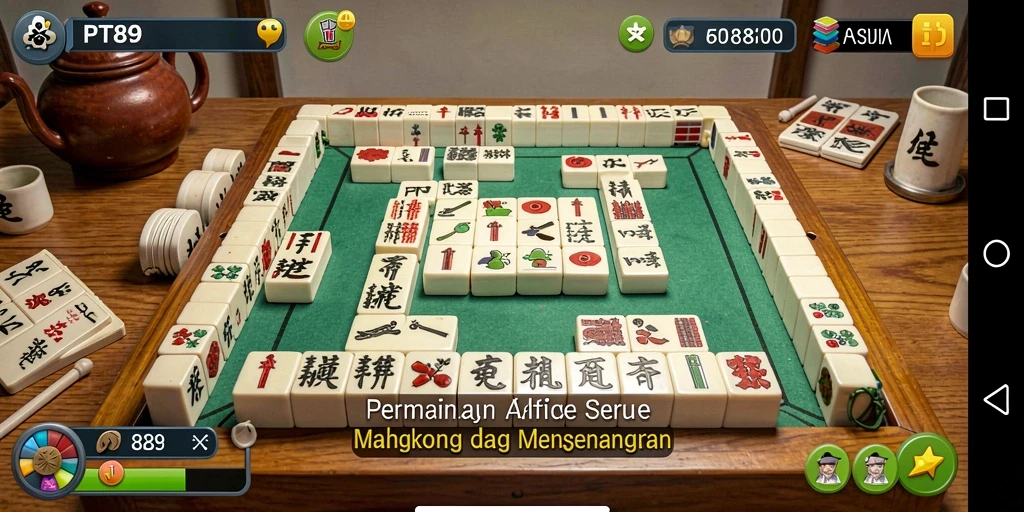 Gameplay menakjubkan Mahjong di PT89.