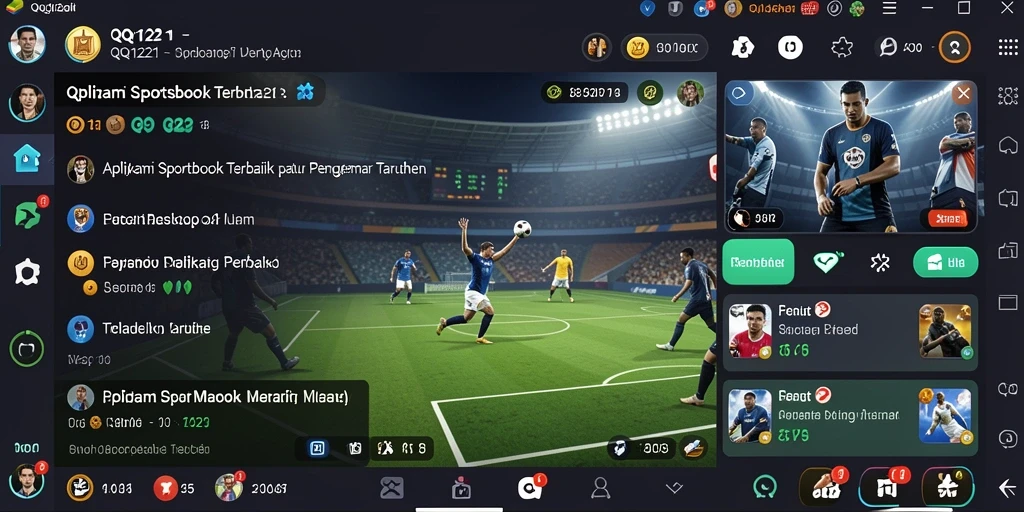Gambaran gameplay menarik dari aplikasi Sportsbook QQ1221.