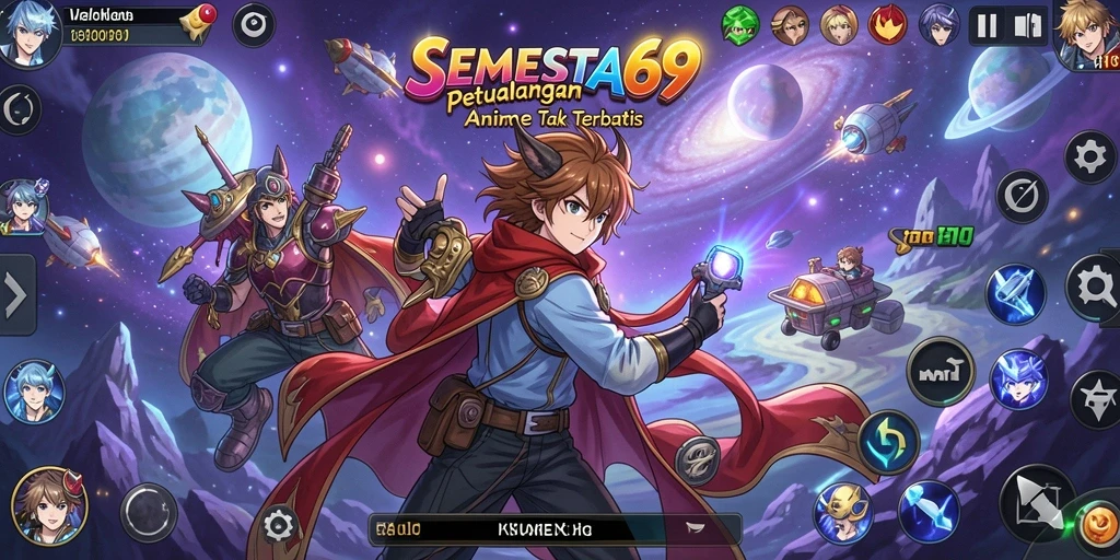 Tampilan gameplay SEMESTA69 yang penuh warna dan menarik.